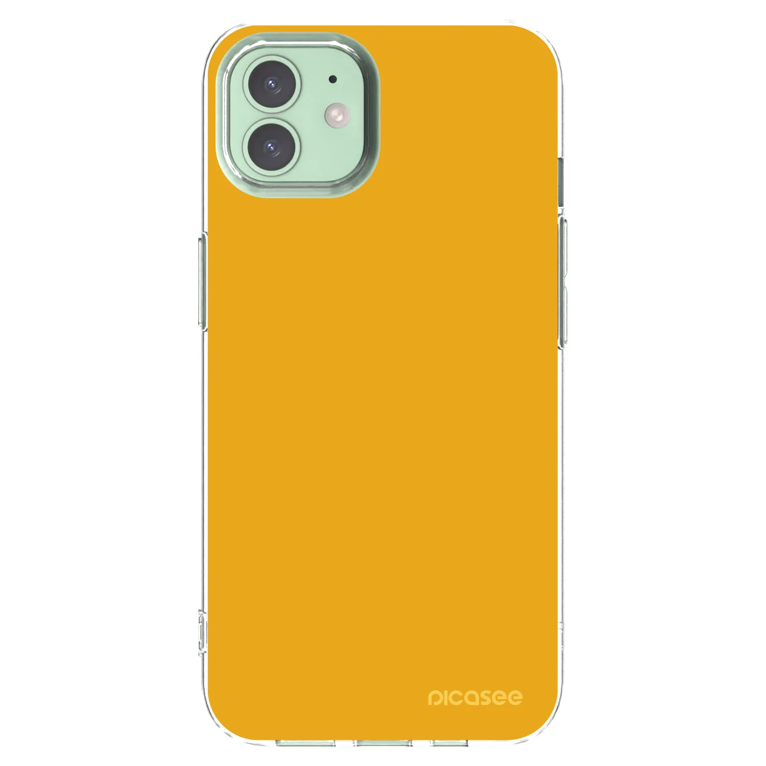 Picasee husă transparentă din silicon pentru Apple iPhone 12 - Sun