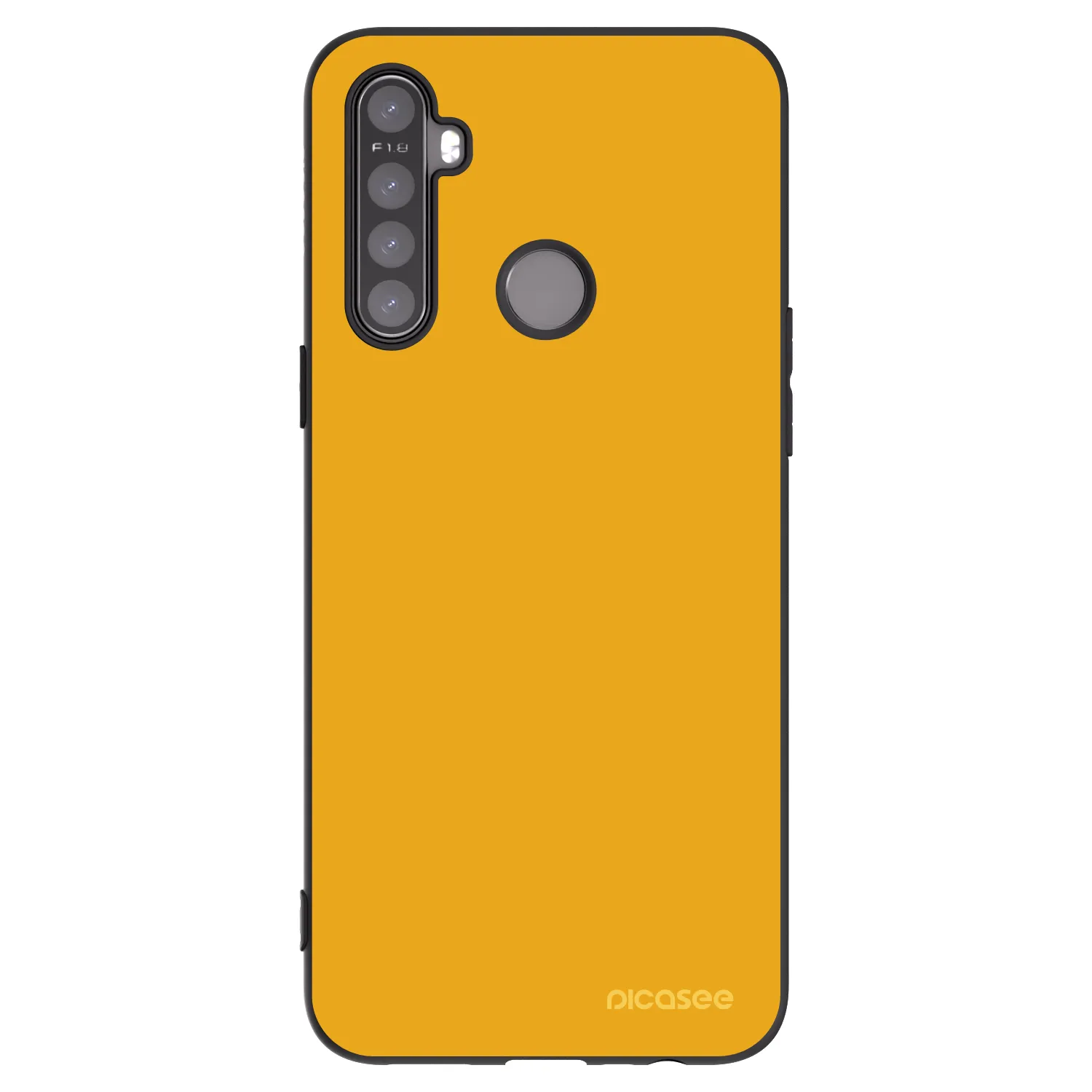 Picasee husă neagră din silicon pentru Realme 6i - Sun
