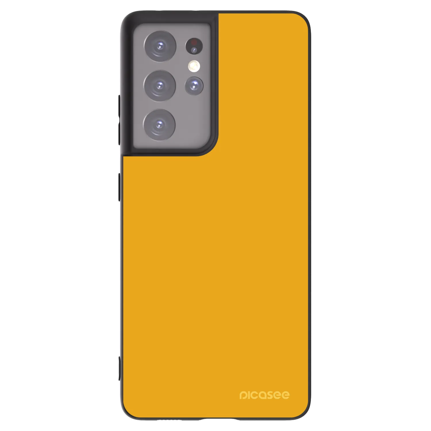 Picasee husă neagră din silicon pentru Samsung Galaxy S21 Ultra 5G G998B - Sun