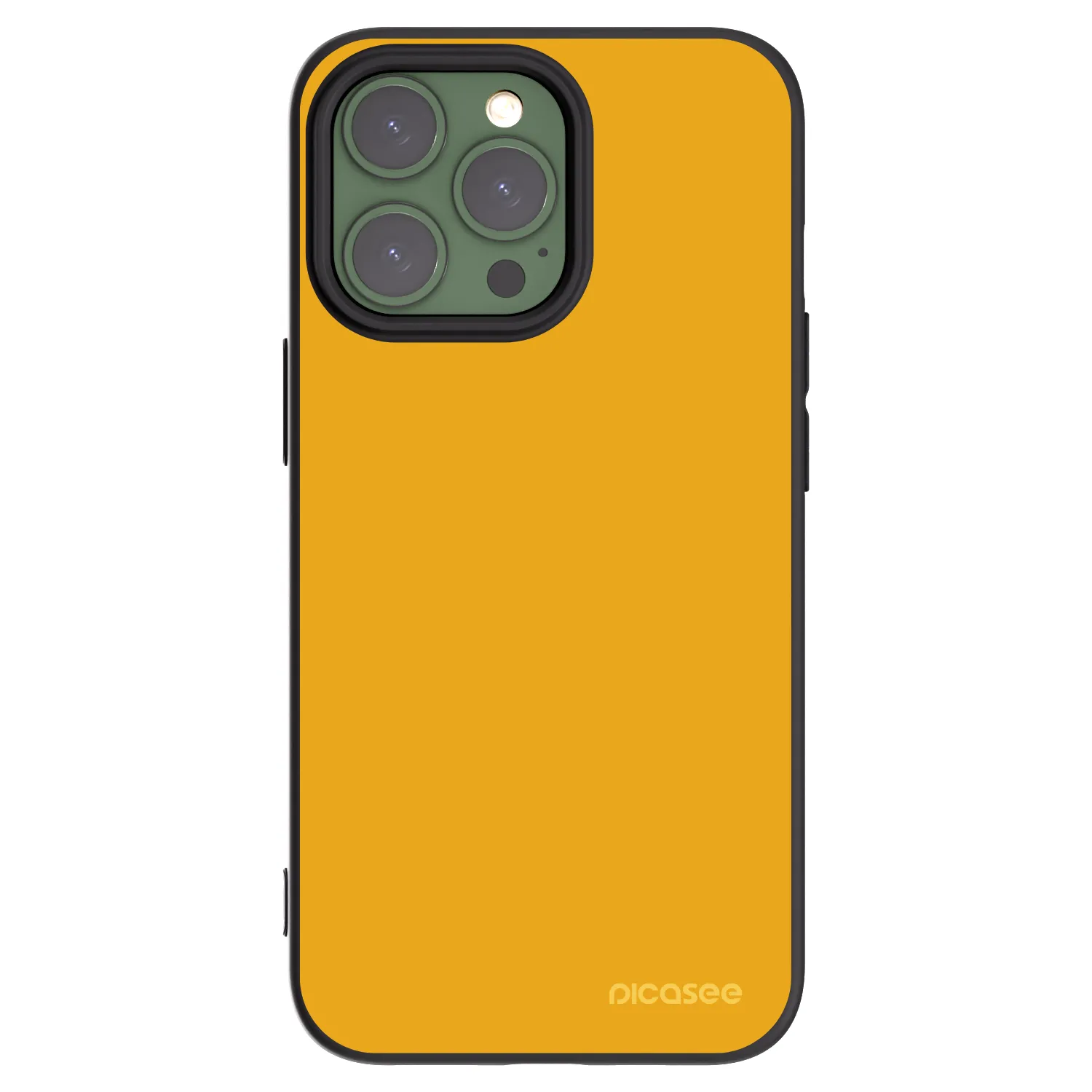 Picasee husă neagră din silicon pentru Apple iPhone 13 Pro - Sun