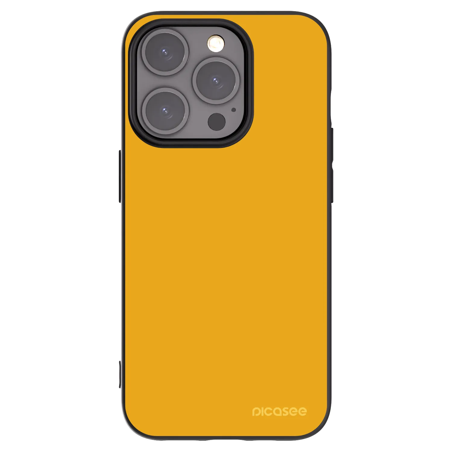 Picasee husă neagră din silicon pentru Apple iPhone 15 Pro - Sun