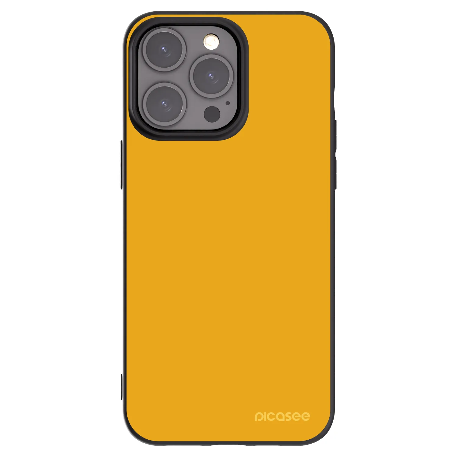 Picasee husă neagră din silicon pentru Apple iPhone 15 Pro Max - Sun