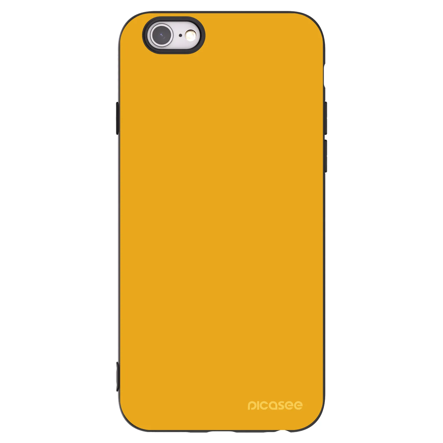 Picasee husă neagră din silicon pentru Apple iPhone 6/6S - Sun