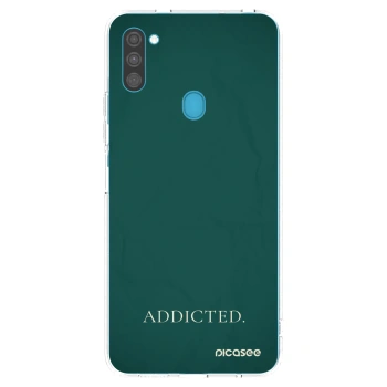Picasee husă transparentă din silicon pentru Samsung Galaxy M11 - Addicted