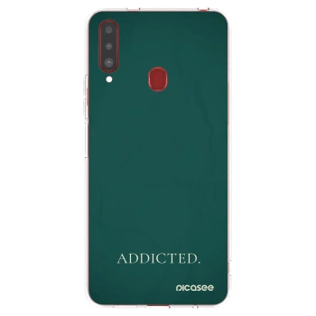 Picasee husă transparentă din silicon pentru Samsung Galaxy A20s - Addicted