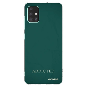 Picasee husă transparentă din silicon pentru Samsung Galaxy M51 M515F - Addicted
