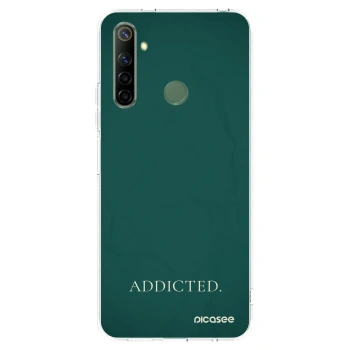 Picasee husă transparentă din silicon pentru Realme 6i - Addicted