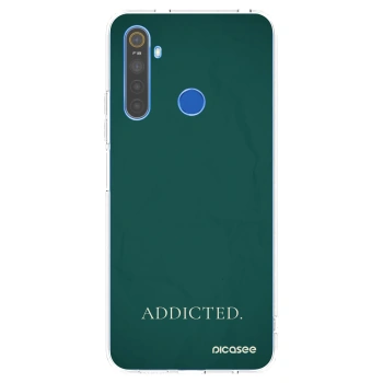 Picasee husă transparentă din silicon pentru Realme 5 - Addicted