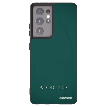Picasee husă neagră din silicon pentru Samsung Galaxy S21 Ultra 5G G998B - Addicted