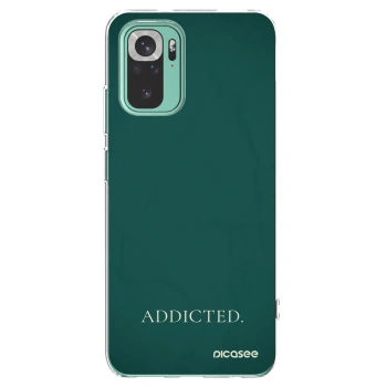 Picasee husă transparentă din silicon pentru Xiaomi Redmi Note 10 Pro - Addicted