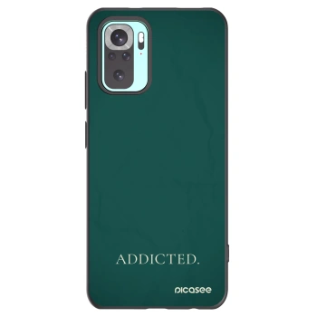 Picasee husă neagră din silicon pentru Xiaomi Redmi Note 10 Pro - Addicted