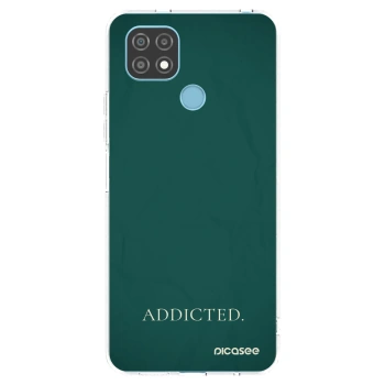 Picasee husă transparentă din silicon pentru Realme C21 - Addicted
