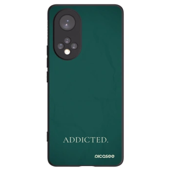 Picasee husă neagră din silicon pentru Honor 50 5G - Addicted