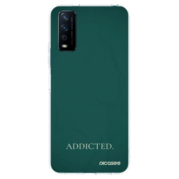 Picasee husă transparentă din silicon pentru Vivo Y11s - Addicted