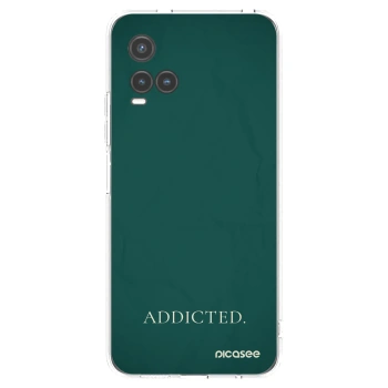Picasee husă transparentă din silicon pentru Vivo Y33s - Addicted