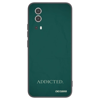 Picasee husă neagră din silicon pentru Vivo Y72 5G - Addicted