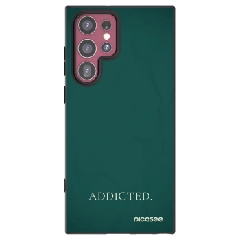 Picasee husă neagră din silicon pentru Samsung Galaxy S22 Ultra 5G - Addicted