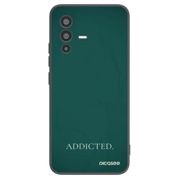 Picasee husă neagră din silicon pentru Vivo V23 5G - Addicted