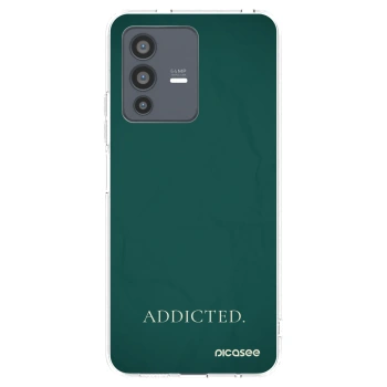 Picasee husă transparentă din silicon pentru Vivo V23 5G - Addicted