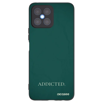 Picasee husă neagră din silicon pentru Honor X8 4G - Addicted