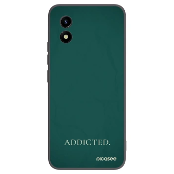 Picasee husă neagră din silicon pentru Vivo Y01 - Addicted