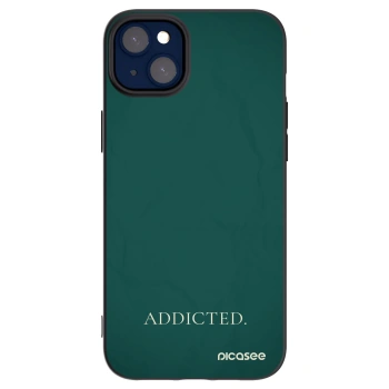 Picasee husă neagră din silicon pentru Apple iPhone 14 Plus - Addicted