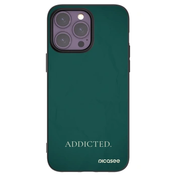 Picasee husă neagră din silicon pentru Apple iPhone 14 Pro Max - Addicted