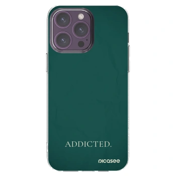 Picasee husă transparentă din silicon pentru Apple iPhone 14 Pro Max - Addicted