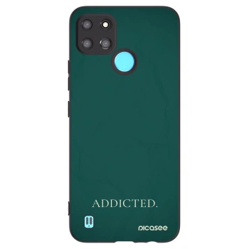 Picasee husă neagră din silicon pentru Realme C21Y - Addicted