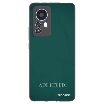 Picasee husă neagră din silicon pentru Xiaomi 12T - Addicted