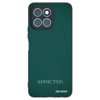 Picasee husă neagră din silicon pentru Honor X8 5G - Addicted