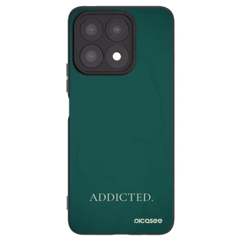 Picasee husă neagră din silicon pentru Honor X8a - Addicted