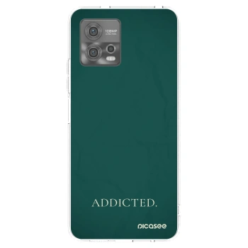 Picasee husă transparentă din silicon pentru Motorola Moto G72 - Addicted