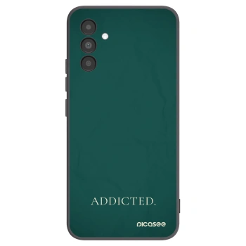 Picasee husă neagră din silicon pentru Samsung Galaxy A04s A047F - Addicted