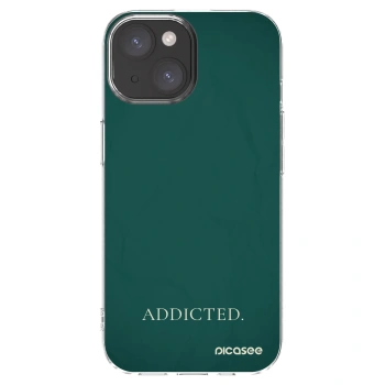 Picasee husă transparentă din silicon pentru Apple iPhone 15 - Addicted