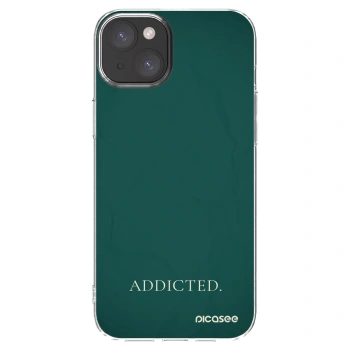 Picasee husă transparentă din silicon pentru Apple iPhone 15 Plus - Addicted