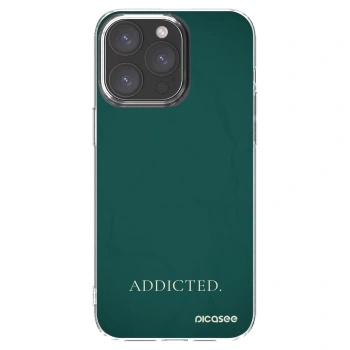 Picasee husă transparentă din silicon pentru Apple iPhone 15 Pro Max - Addicted