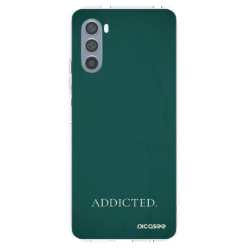 Picasee husă transparentă din silicon pentru Motorola Moto G62 - Addicted
