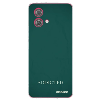 Picasee husă transparentă din silicon pentru Motorola Moto G84 5G - Addicted