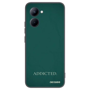 Picasee husă neagră din silicon pentru Realme C33 (2023) - Addicted