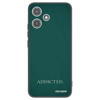 Picasee husă neagră din silicon pentru Xiaomi Redmi 12 5G - Addicted