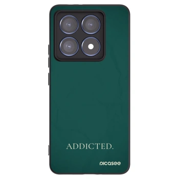 Picasee husă neagră din silicon pentru Xiaomi 14T Pro - Addicted