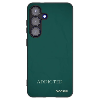 Picasee husă neagră din silicon pentru Samsung Galaxy S25 5G - Addicted