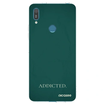 Picasee husă transparentă din silicon pentru Huawei Y7 2019 - Addicted