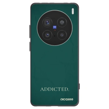 Picasee husă neagră din silicon pentru Vivo X200 Pro - Addicted