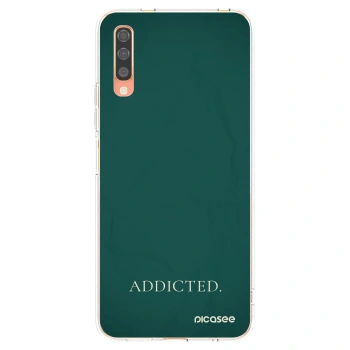 Picasee husă transparentă din silicon pentru Samsung Galaxy A70 A705F - Addicted