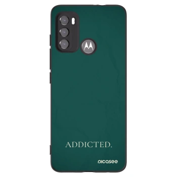 Picasee husă neagră din silicon pentru Motorola Edge 60 5G - Addicted