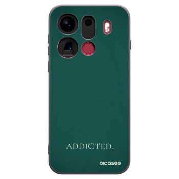 Picasee husă neagră din silicon pentru OPPO Find X9 Pro - Addicted