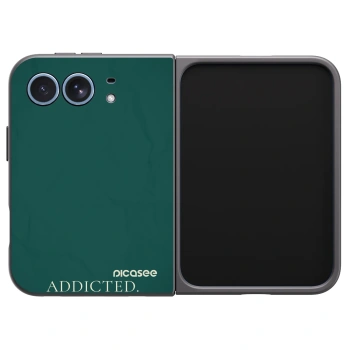 Picasee husă neagră din silicon pentru Apple iPhone Duo - Addicted