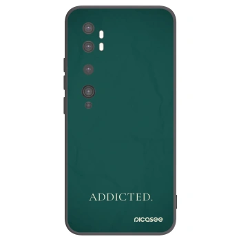 Picasee husă neagră din silicon pentru Xiaomi Mi Note 10 (Pro) - Addicted